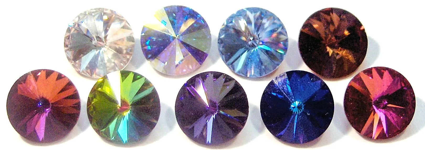 12mm (1122) Round Rivolis