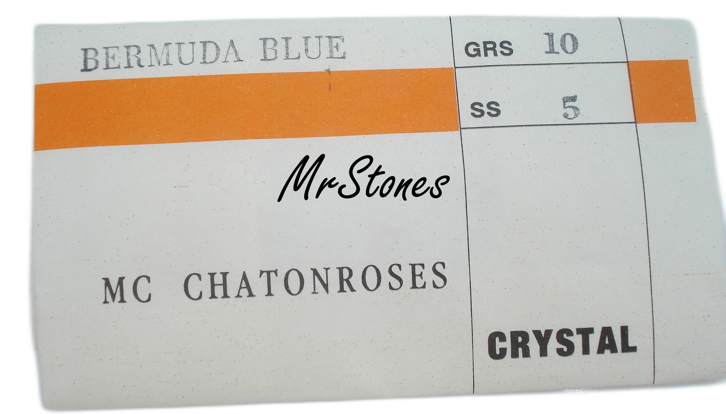 1.7-1.8mm (2000) (5ss) Bermuda Blue Round Flat Back Czech