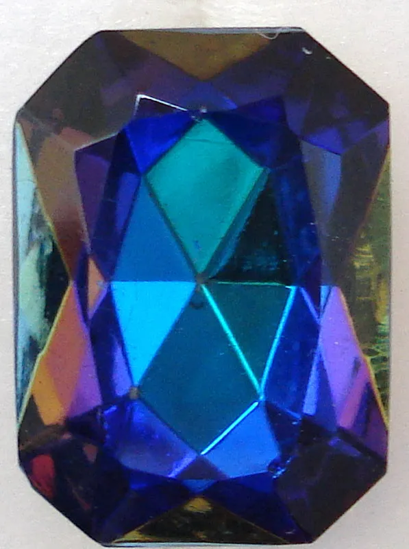 18x13mm (4626/2) TTC Bermuda Blue Cushion Octagon