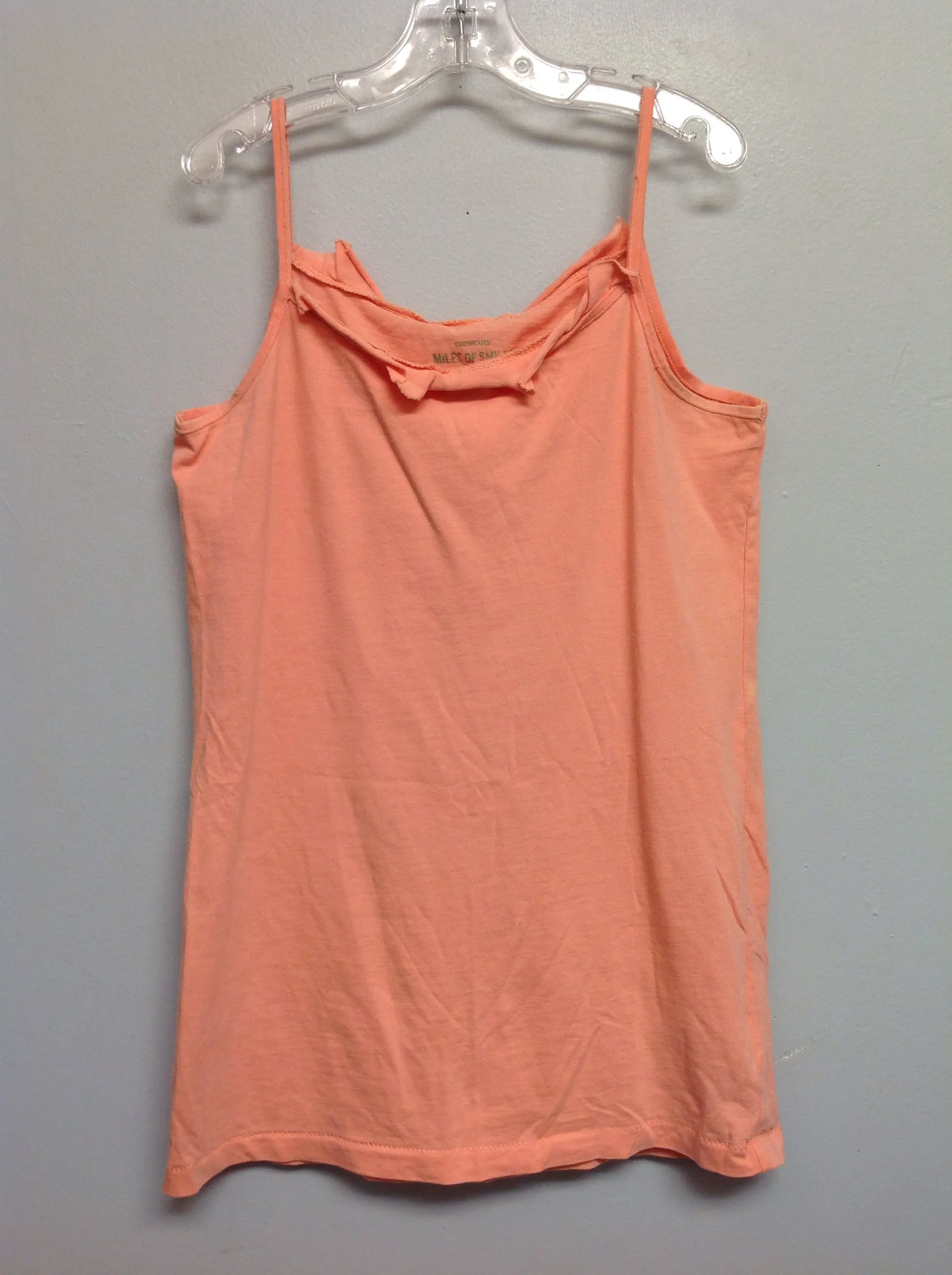 Crew Cuts Size 10 Peach Cotton Big Girls Tees/Polos/Tunics
