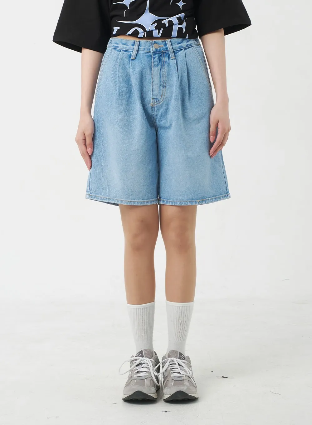 Denim Bermuda Shorts BY311