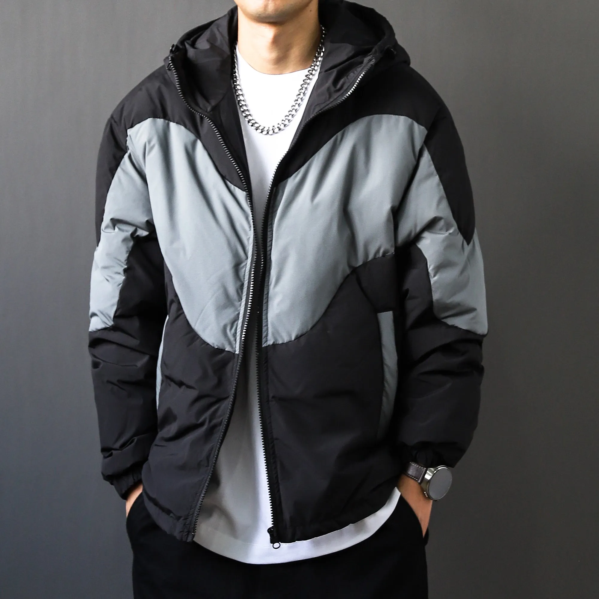 Dual Zone | Oversized Hooded Puffer