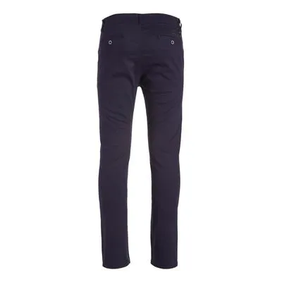 Galaxy By Harvic Mens Slim Fit fit Chinos Pants 40 / 32 Navy Blue Solid