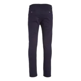 Galaxy By Harvic Mens Slim Fit fit Chinos Pants 40 / 32 Navy Blue Solid