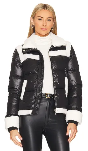Generation Love Talia Puffer in Black