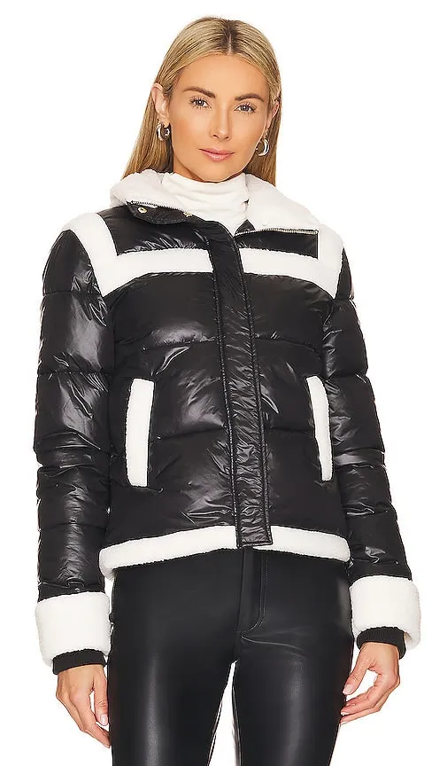 Generation Love Talia Puffer in Black