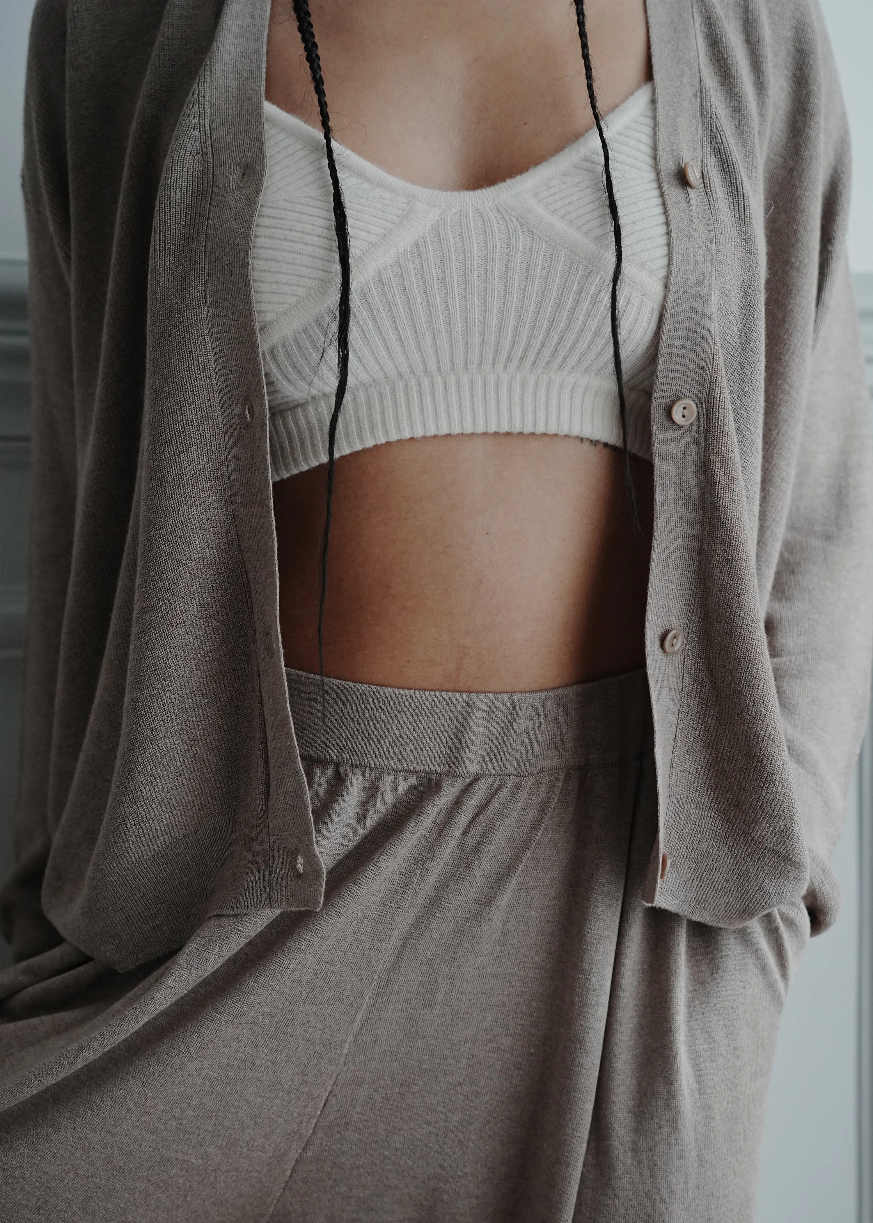 Juno Super-Soft Silky Cashmere Cardigan