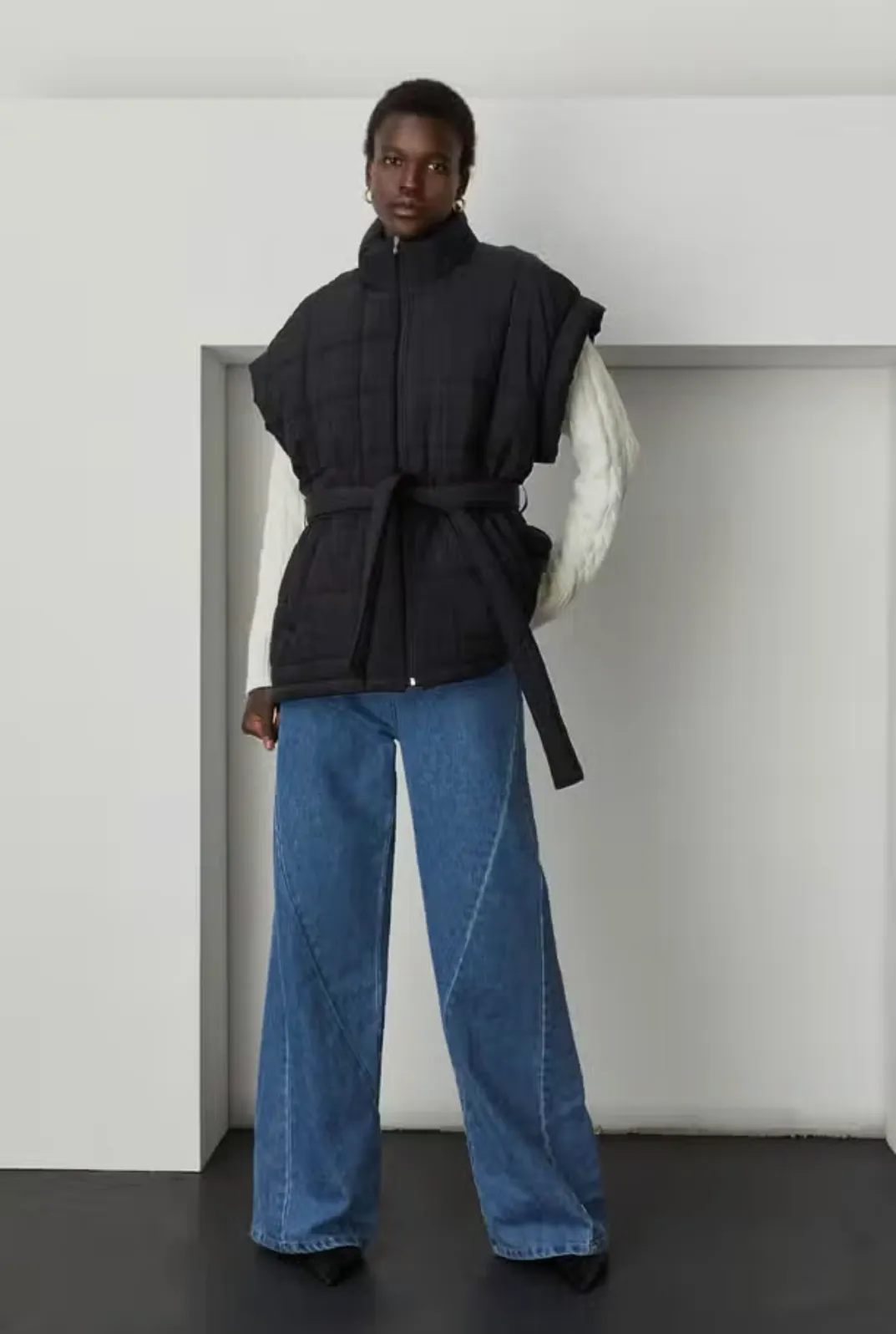 Lauren Brushed Quilted Puffer Vest