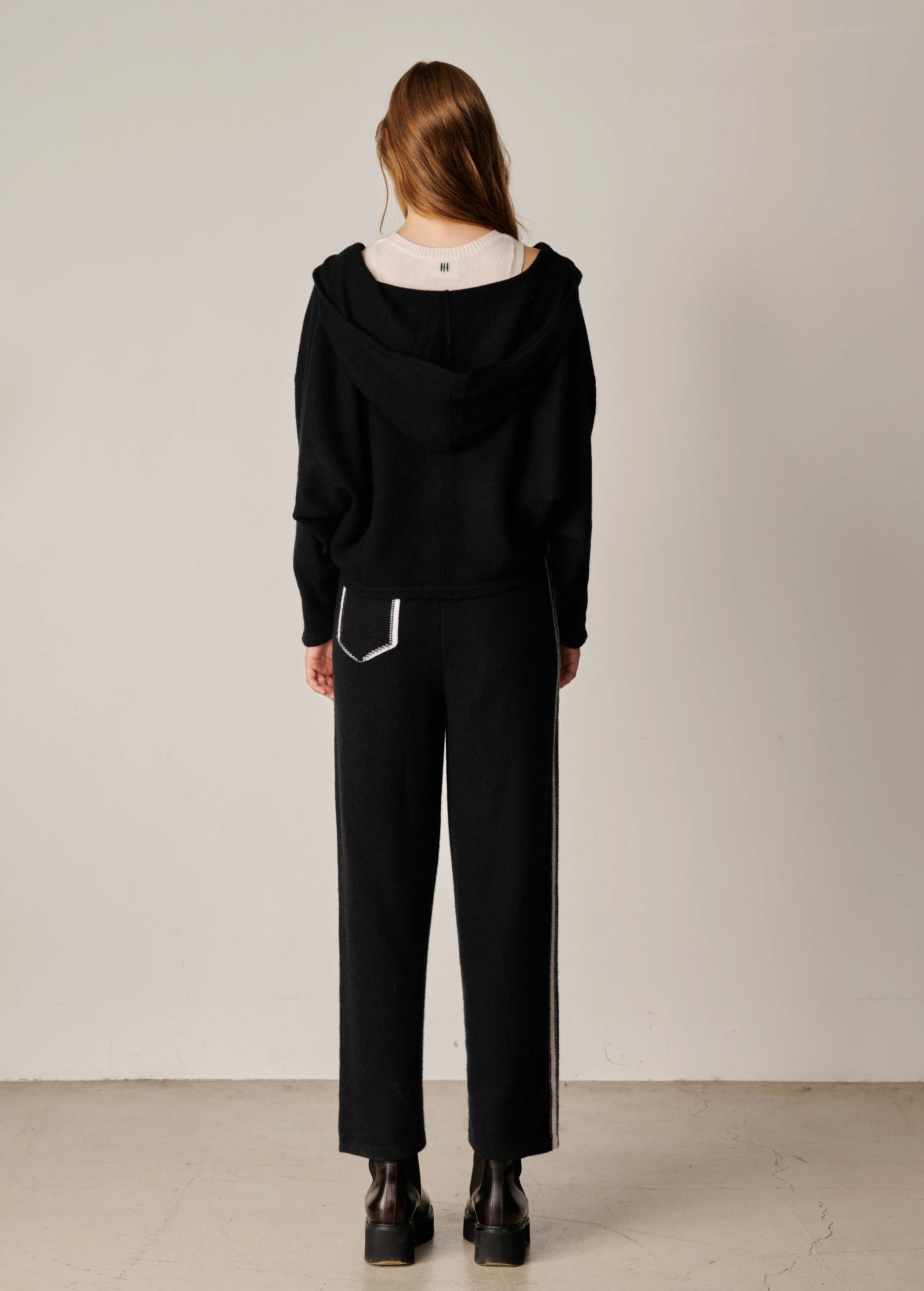 Letizia Cropped Cardigan - Black