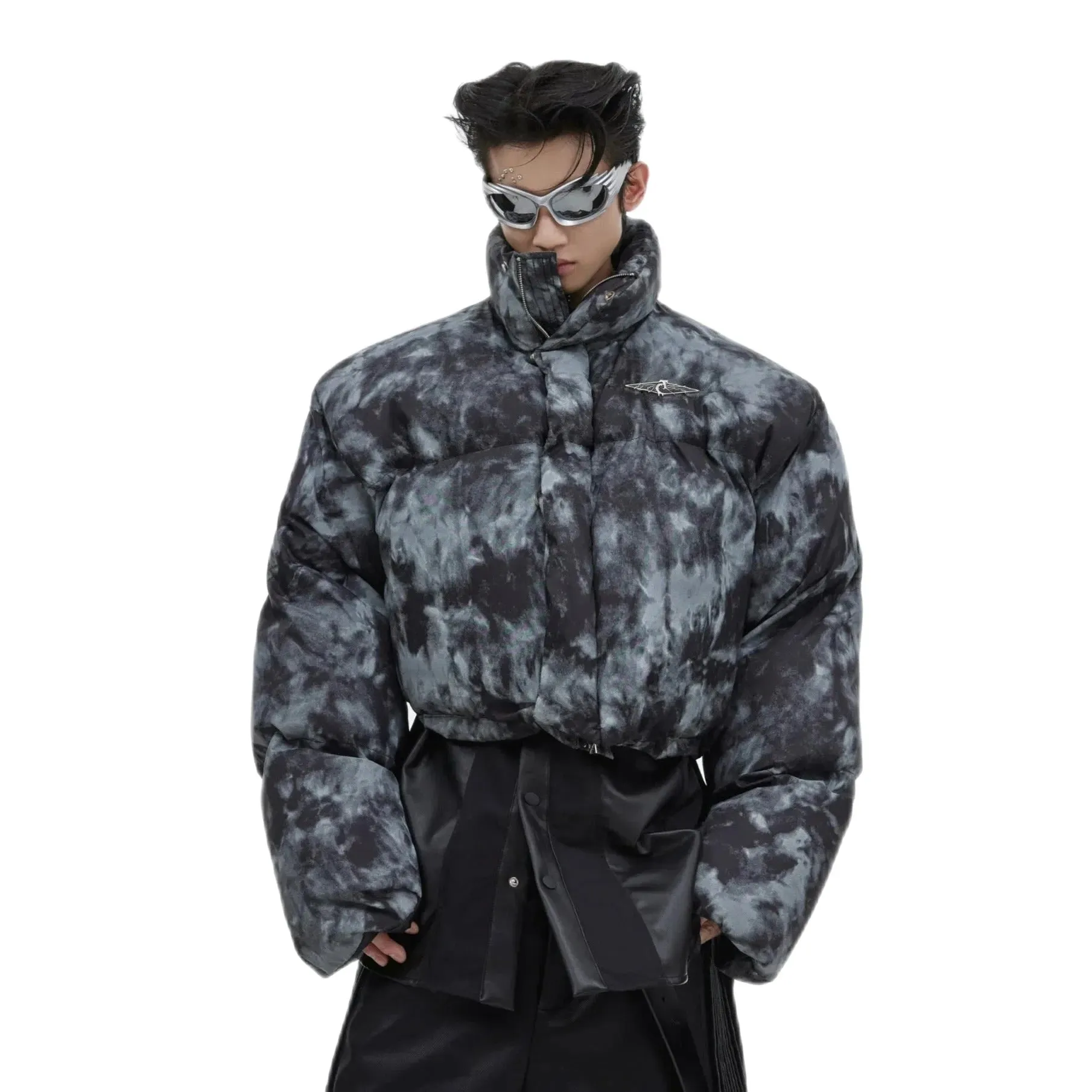 Opium Tie Dye Puffer Jacket