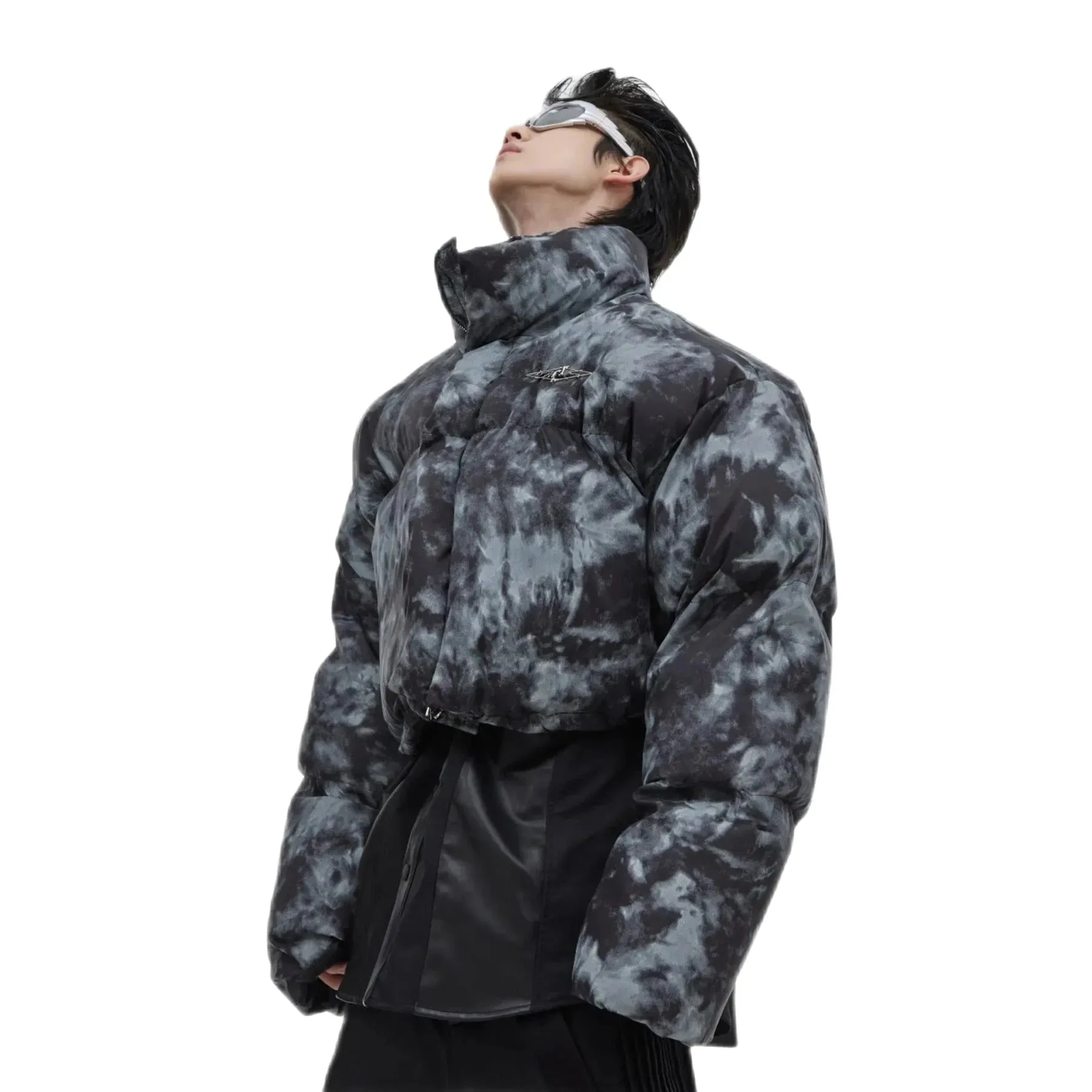 Opium Tie Dye Puffer Jacket