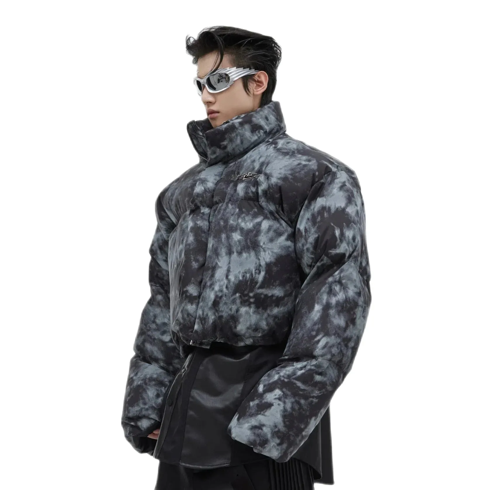 Opium Tie Dye Puffer Jacket