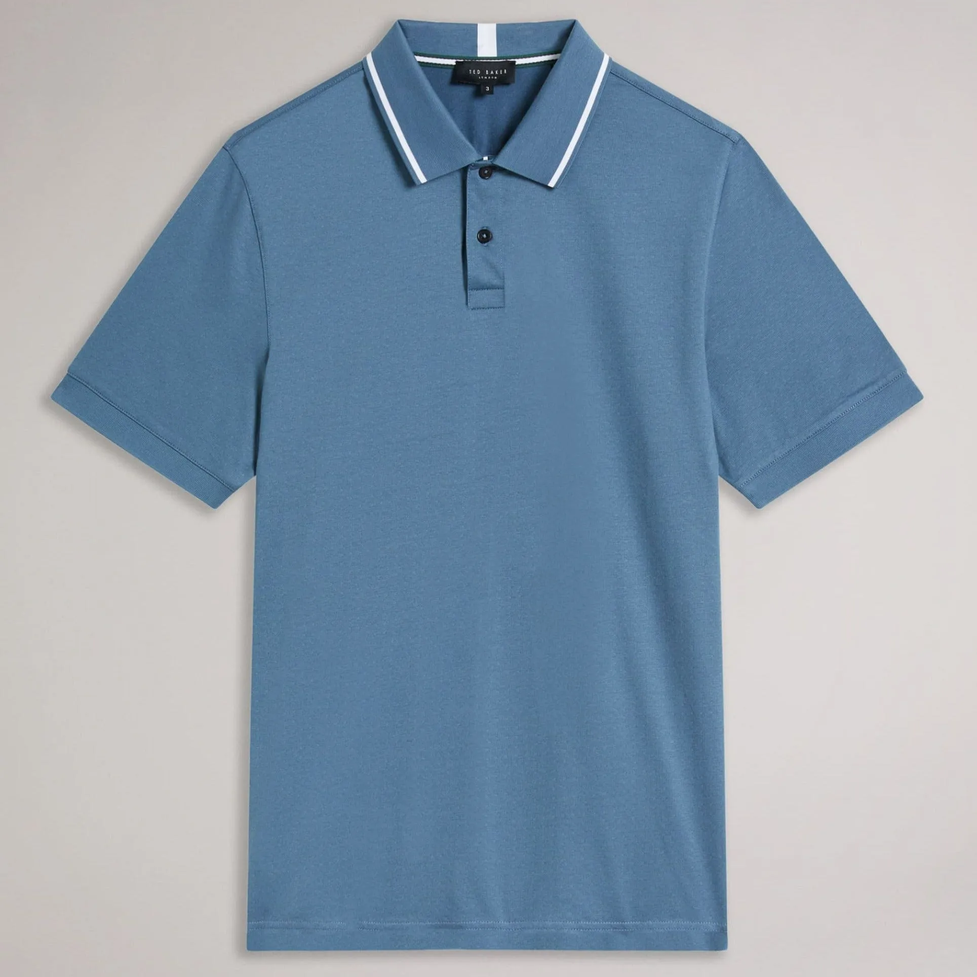 Ted Baker Short Sleeve Polo Shirt Blue